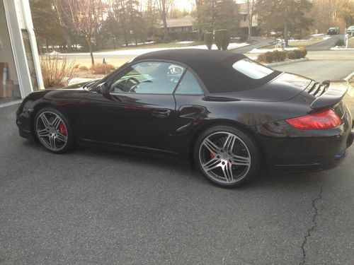 2008 porsche 911 turbo convertible 2-door 3.6l--full warranty to 2015