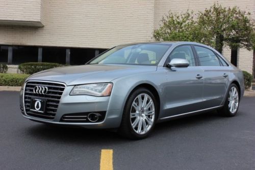 Beautiful 2012 audi a8l 4.2 quattro, loaded, warranty, only 24,971 miles