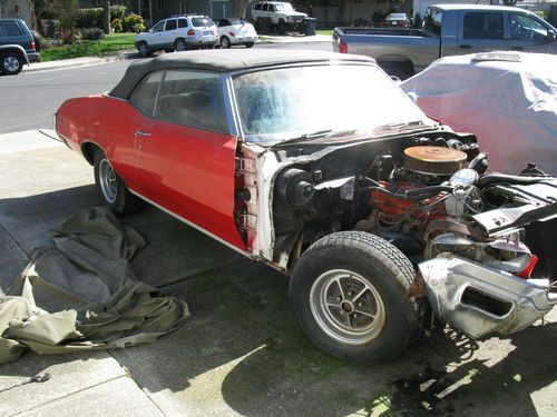 1970 buick skylark custom convertible 2-door 5.7l