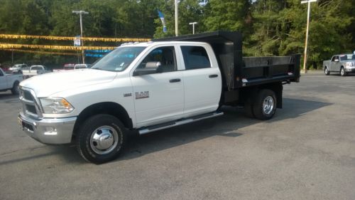 2013 dodge ram 3500 4x4 dump truck bed crew cab dually drw save thousands
