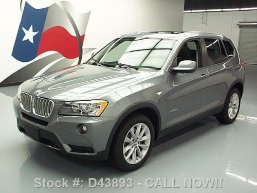 2014 bmw x3 xdrive28i awd pano sunroof nav htd seats 4k texas direct auto