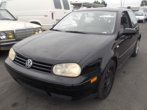 2001 volkswagen golf no reserve