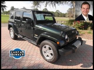 12 jeep wrangler unlimited 4wd 4dr sahara satellite wheels clean carfax keyless