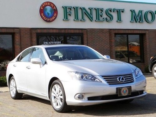 2010(10) lexus es350 luxury heated/cooled seats one owner loaded silver