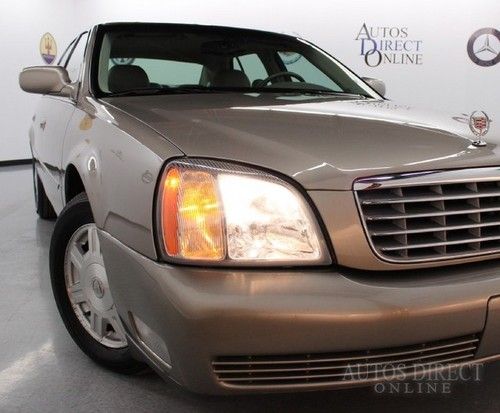 We finance 2003 cadillac deville 71k cd kylssent lthr warranty pwrsts northstar