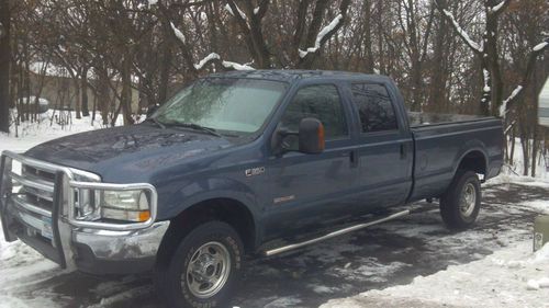 2004 ford f-350 4x4 super duty lariat crew cab pickup 4-door 6.0l