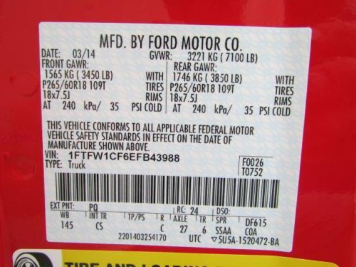 2014 Ford F150 STX, US $36,250.00, image 28