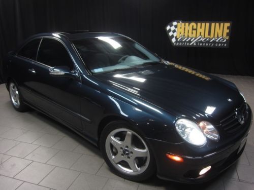 2004 mercedes clk500 coupe, 302hp v8, heated leather, navigation, great deal!!