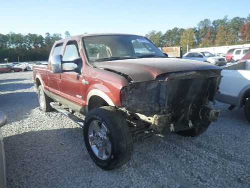 2007 ford f-250 super duty king ranch crew cab pickup 4-door 6.0l