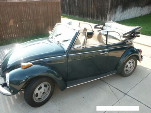 1972 volkswagen super beetle convertible