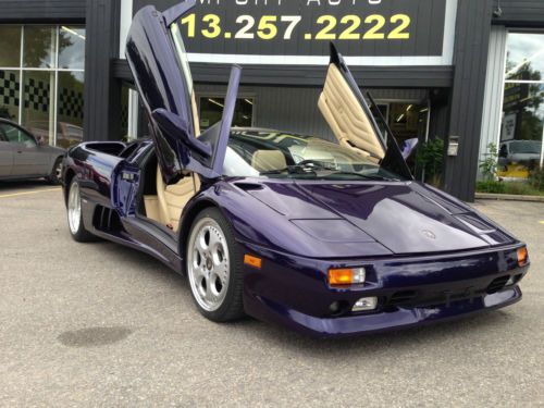 1998 diablo vt roadster one owner blue scuro