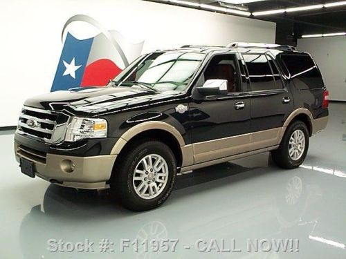 2013 ford expedition king ranch 4x4 7-pass rear cam 28k texas direct auto