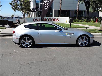 2012 ferrari ff in argento nurburgring metallic / loaded / only 5,428 miles