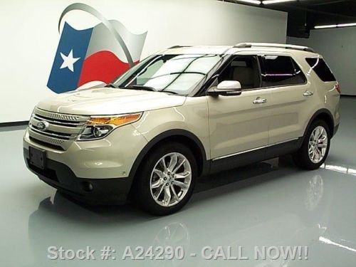 2011 ford explorer ltd leather nav dvd rear cam 17k mi texas direct auto