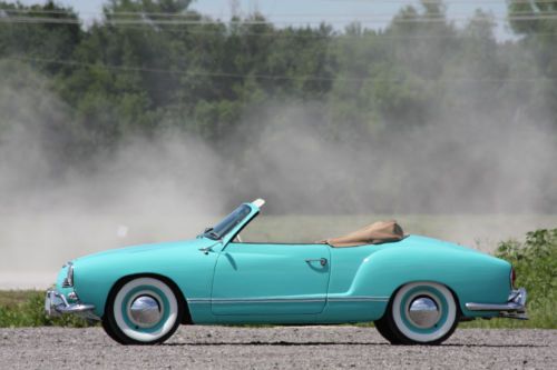 1964 vw karmann ghia convertible, nut &amp; bolt restoration, gorgeous!!! 100 pics