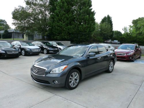 2011 infiniti m37 x  awd 3.7l 34k miles navigation back view camera aluminum wls