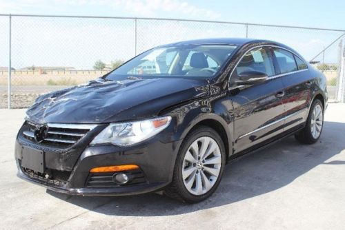 2010 volkswagen cc sport damaged rebuilder salvage repairable fixer runs! l@@k!