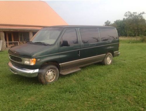 2001 ford e-150 van 3 rows flat screens 5.4 privacy tint airport limo nr .99