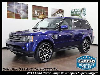 11 range rover sport supercharged bali blue rear dvd autobiography style wheels