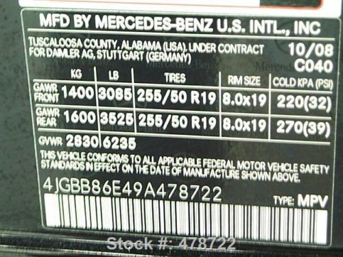 2009 MERCEDES-BENZ ML350 AWD SUNROOF NAV REAR CAM 61K TEXAS DIRECT AUTO, US $23,980.00, image 19