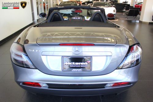 SLR Roadster, Grey Metallic/Red Leather, Carbon Fiber, Excellent Condition, image 7