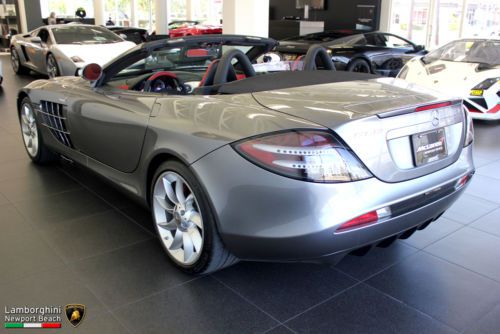 SLR Roadster, Grey Metallic/Red Leather, Carbon Fiber, Excellent Condition, image 10