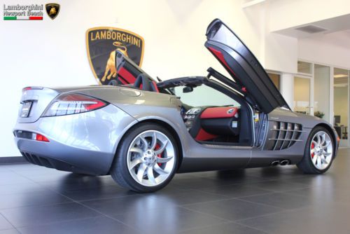 SLR Roadster, Grey Metallic/Red Leather, Carbon Fiber, Excellent Condition, image 12
