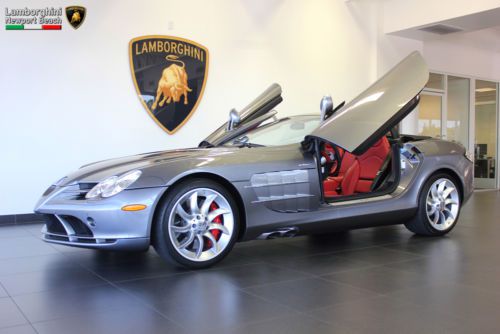 SLR Roadster, Grey Metallic/Red Leather, Carbon Fiber, Excellent Condition, image 13