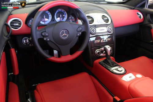 SLR Roadster, Grey Metallic/Red Leather, Carbon Fiber, Excellent Condition, image 17