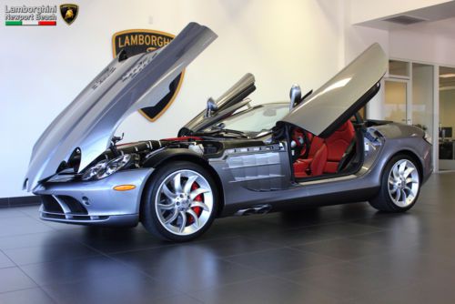 SLR Roadster, Grey Metallic/Red Leather, Carbon Fiber, Excellent Condition, image 40