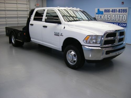 WE FINANCE!!! 2013 RAM 3500HD SLT 4X4 DIESEL DUALLY FLAT BED 28K MI TEXAS AUTO, US $41,998.00, image 2