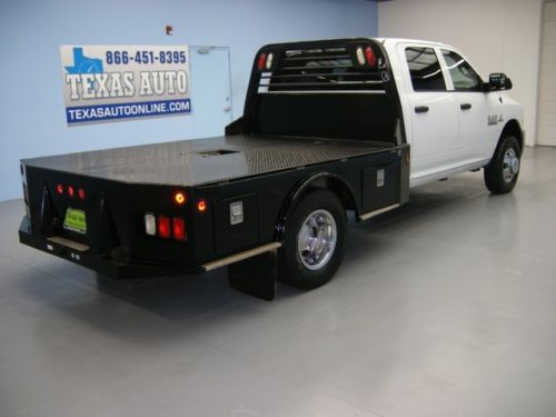 WE FINANCE!!! 2013 RAM 3500HD SLT 4X4 DIESEL DUALLY FLAT BED 28K MI TEXAS AUTO, US $41,998.00, image 3