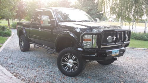 Black, crew cab, rbp factory lifted, power stroke, diesel, fx4, super duty f250