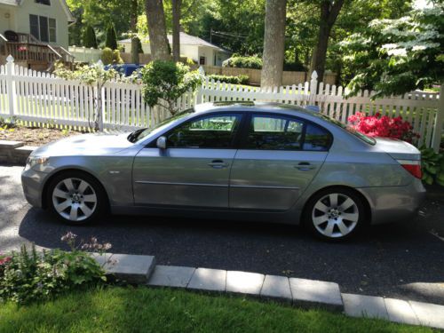 2004 bmw 530i very low miles mint condition lots of extras! no reserve!!!!!