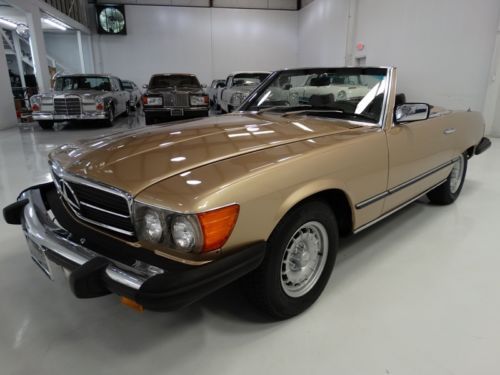 1980 mercedes-benz 450sl roadster, climate control air conditioning!