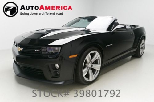 2013 chevy camaro zl1 convertible auto 3k low mi nav rear cam park ast heat seat