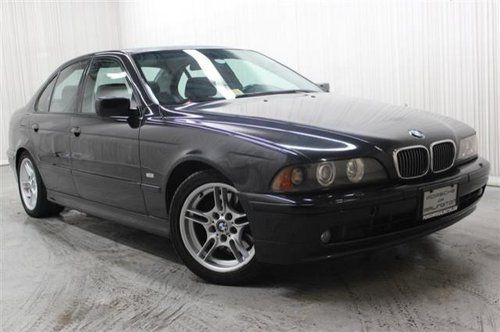 2002 bmw 5 series 540 i manual transmission black leather moon roof heated seats