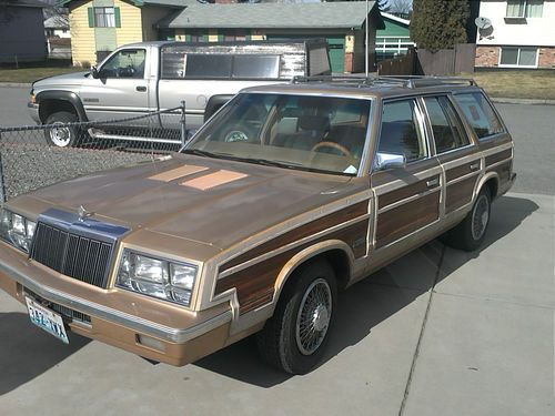 1985 chrysler lebaron woody wagon