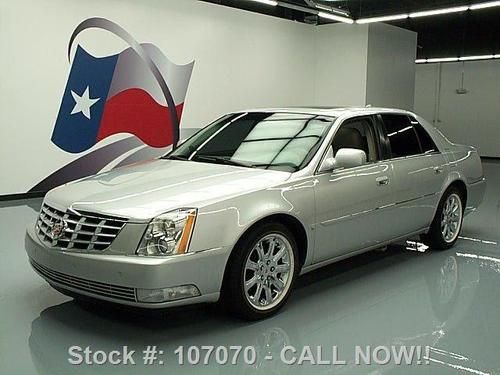 2009 cadillac dts climate leather sunroof xenons 54k mi texas direct auto