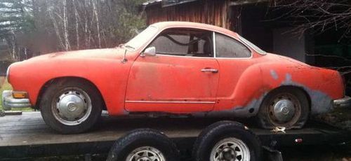 1974 volkswagen karmann ghia restoration project