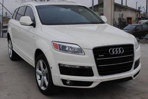 09 audi q7 tdi quattro premium damage rebuilder diesel powered loaded!! wont las