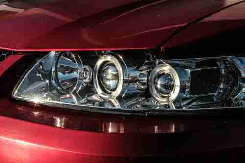 2000 Ford Mustang GT Convertible Leather Red Premium 5 Speed Automatic Power Sea, image 9