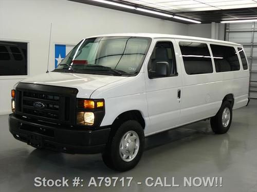 2011 ford e350 15-pass roush cleantech lpg propane 7k!! texas direct auto