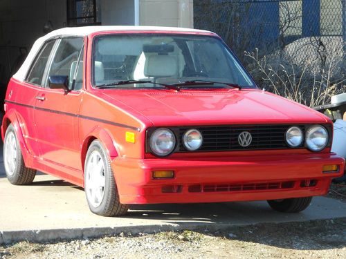 1990 volkswagen cabriolet base convertible 2-door 1.8l