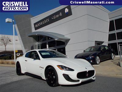 New 2013 maserati granturismo sport nav leather carbon fiber mc stradale white