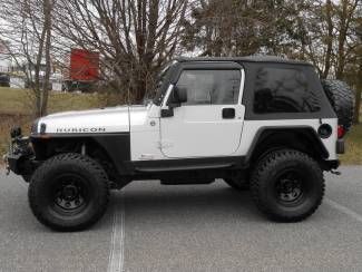 2006 jeep wrangler rubicon 4wd convertible 33" tires