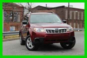 2012 subaru forester 2.5x premium 5-speed manual awd leather suv salvage rebuild