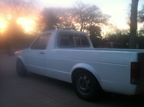 1981 volkswagen rabbit pick up runs strong