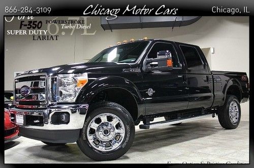 2013 ford f350 lariat 4x4 crew cab diesel $64k+ list ultimate pack as-new!! wow$