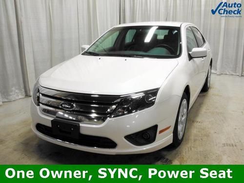 2010 ford fusion se, v6,white